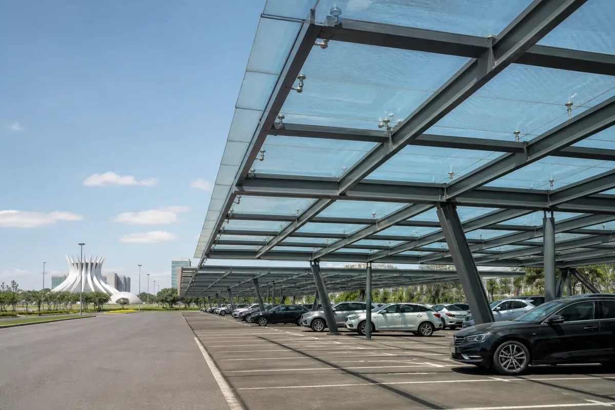 Fachada comercial em vidro — Vidraçaria Taguatinga Lumus, Distrito Federal